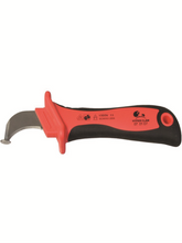 Cable carving knife with 1000V insulated shield HYP